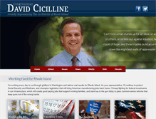 Tablet Screenshot of cicilline.com